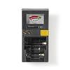 TESTER BATTERIA NEDIS BATE110 PER BATTERIE TIPO AAA, AA, C, D, 9 V, BOTTONE